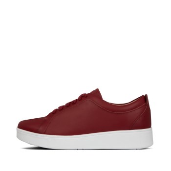 Womens Sneakers - Fitflop Rally Burgundy NZ-166587